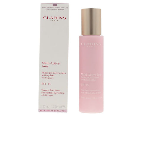 Clarins - MULTI-ACTIVE JOUR Fluide Premières Rides Anti-Oxydant SPF 15